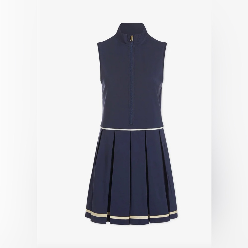 Varley Midnight Blue Sleeveless Mini Dress